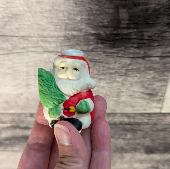 Vintage Bisque Santa String Lights - Picture 4 of 5